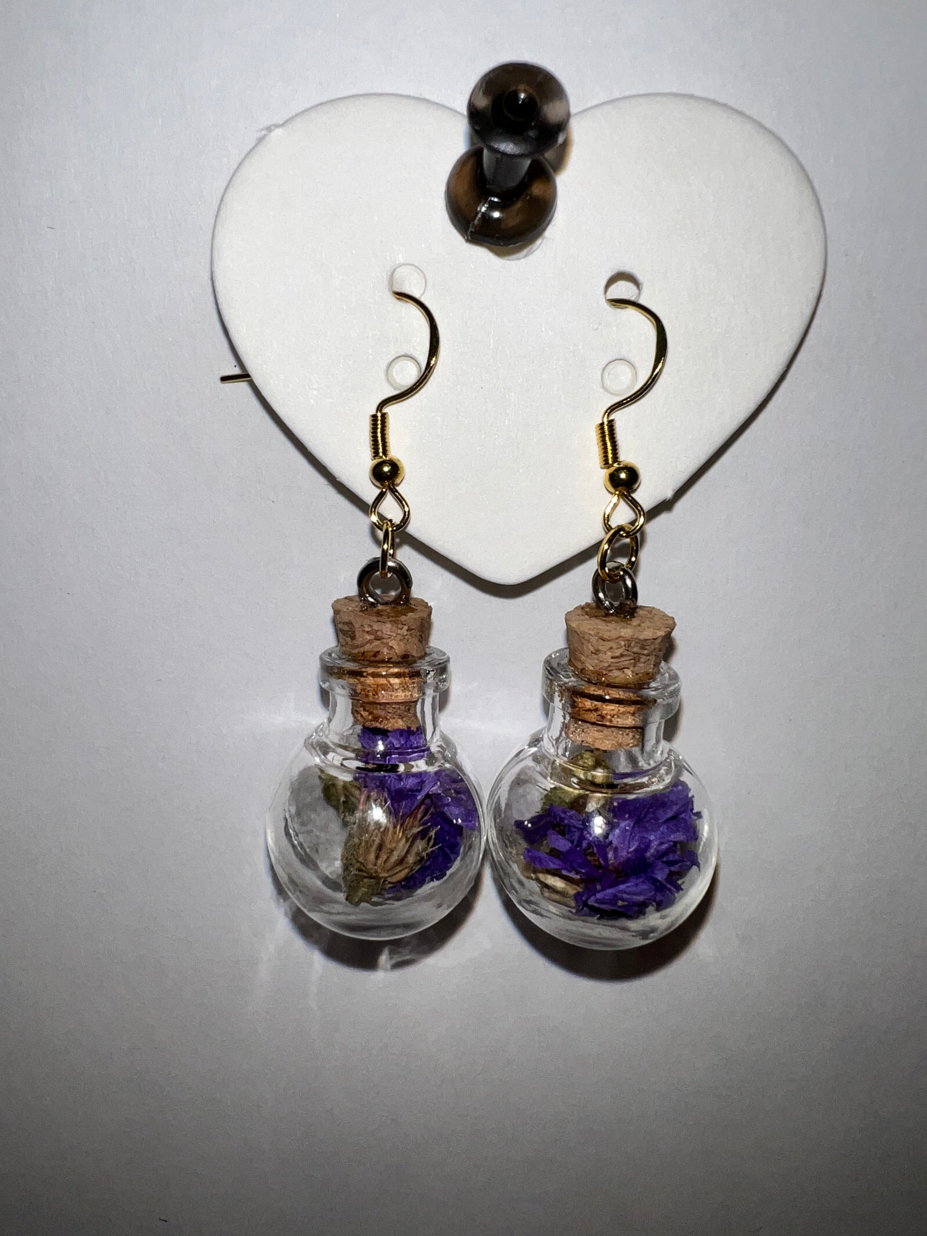 Earrings in 2025 glass bottle